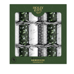 CELEBRATION - SILVER MISTLETOE (6 CRACKERS)