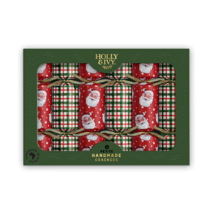 PETITE - SANTA AND TARTAN (6 CRACKERS)
